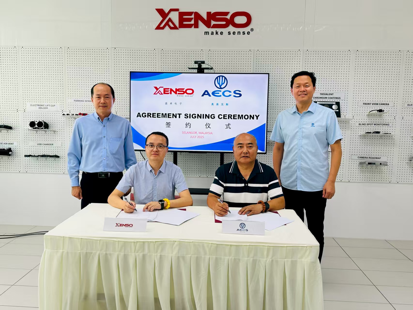 The Belt and Road market development has yielded new results, with AECS signing a contract with Malaysian partners